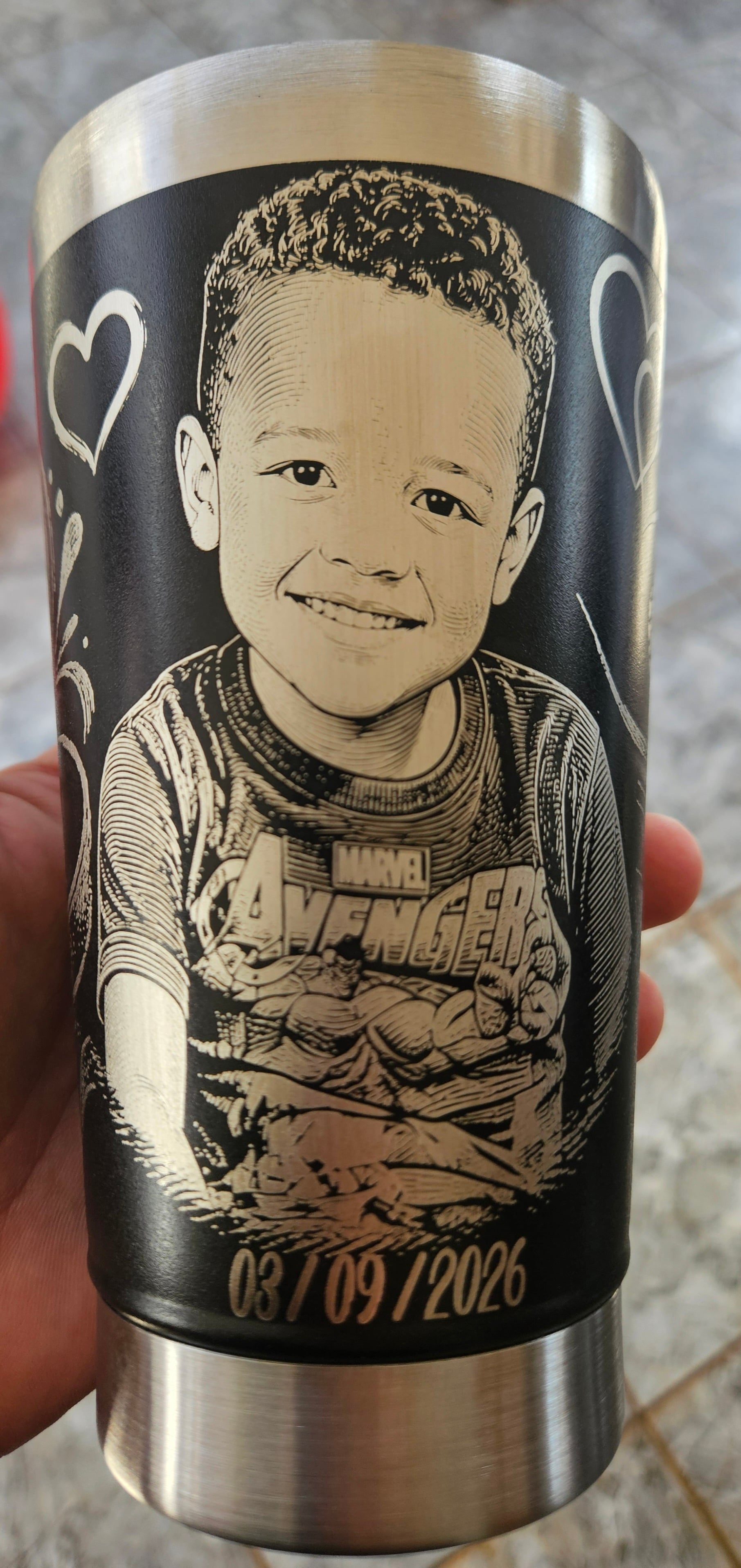 Real engraving